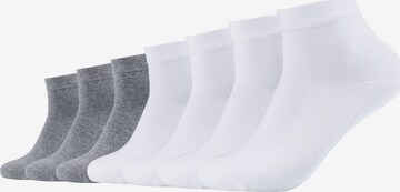 camano Socks in Grey: front