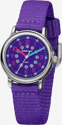 Jacques Farel Analog Watch in Purple: front