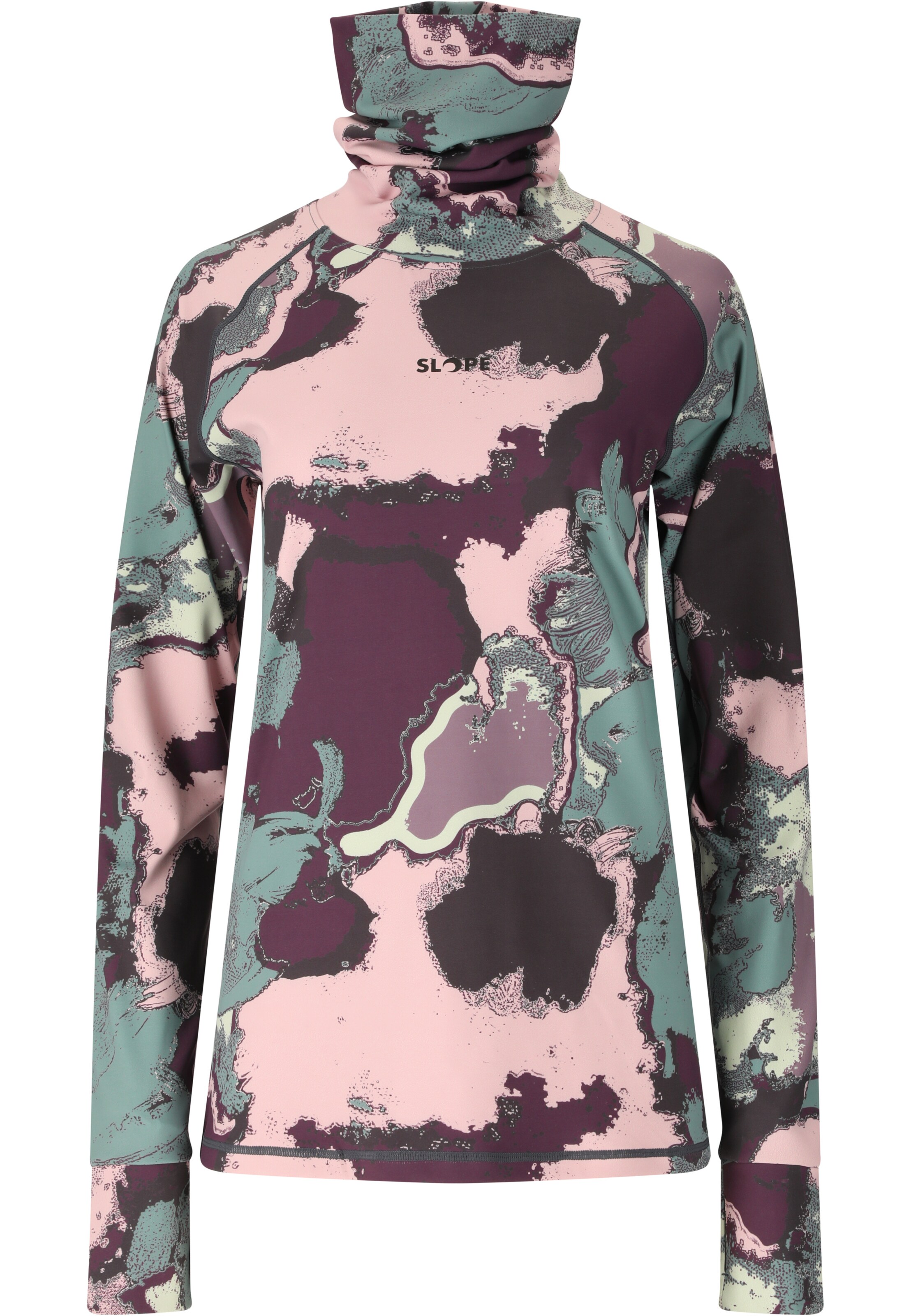 SLOPE Midlayer 'Nyland' in Blau: Vorderseite