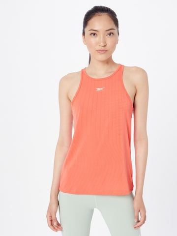 Reebok Sporttop 'United By Fitness' in Oranje: voorkant