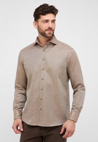 ETERNA Comfort fit Business Shirt in Beige: front