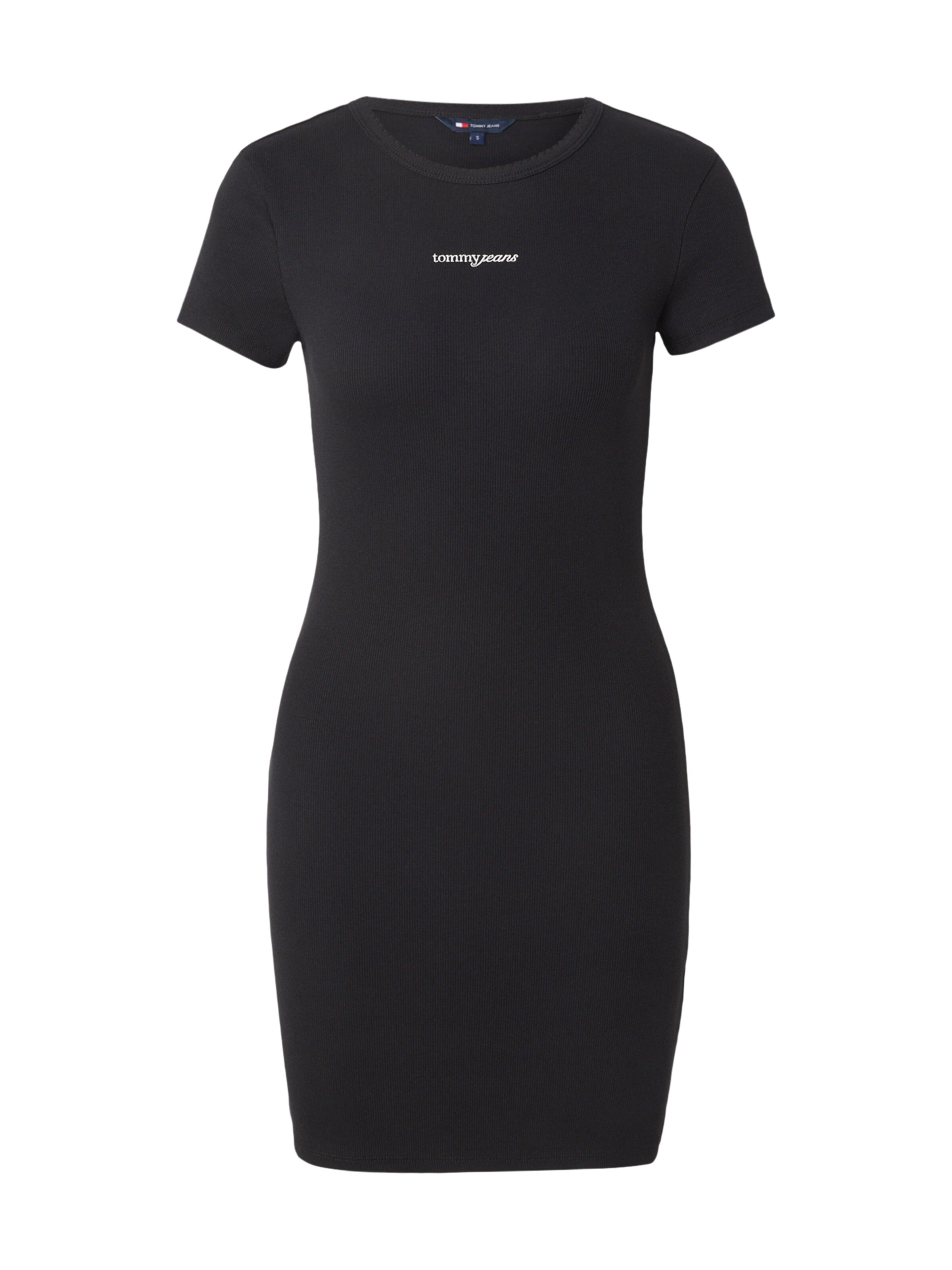 Tommy Jeans Kleid in Schwarz: Vorderseite