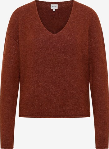 MUSTANG Sweater in Brown: front