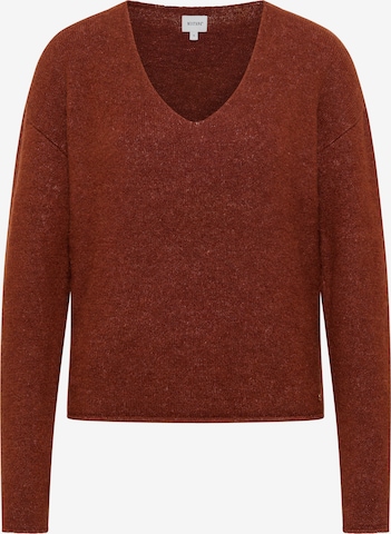 MUSTANG Sweater in Brown: front