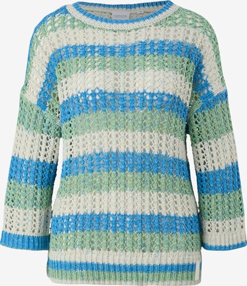 comma casual identity Pullover in Blau: predná strana