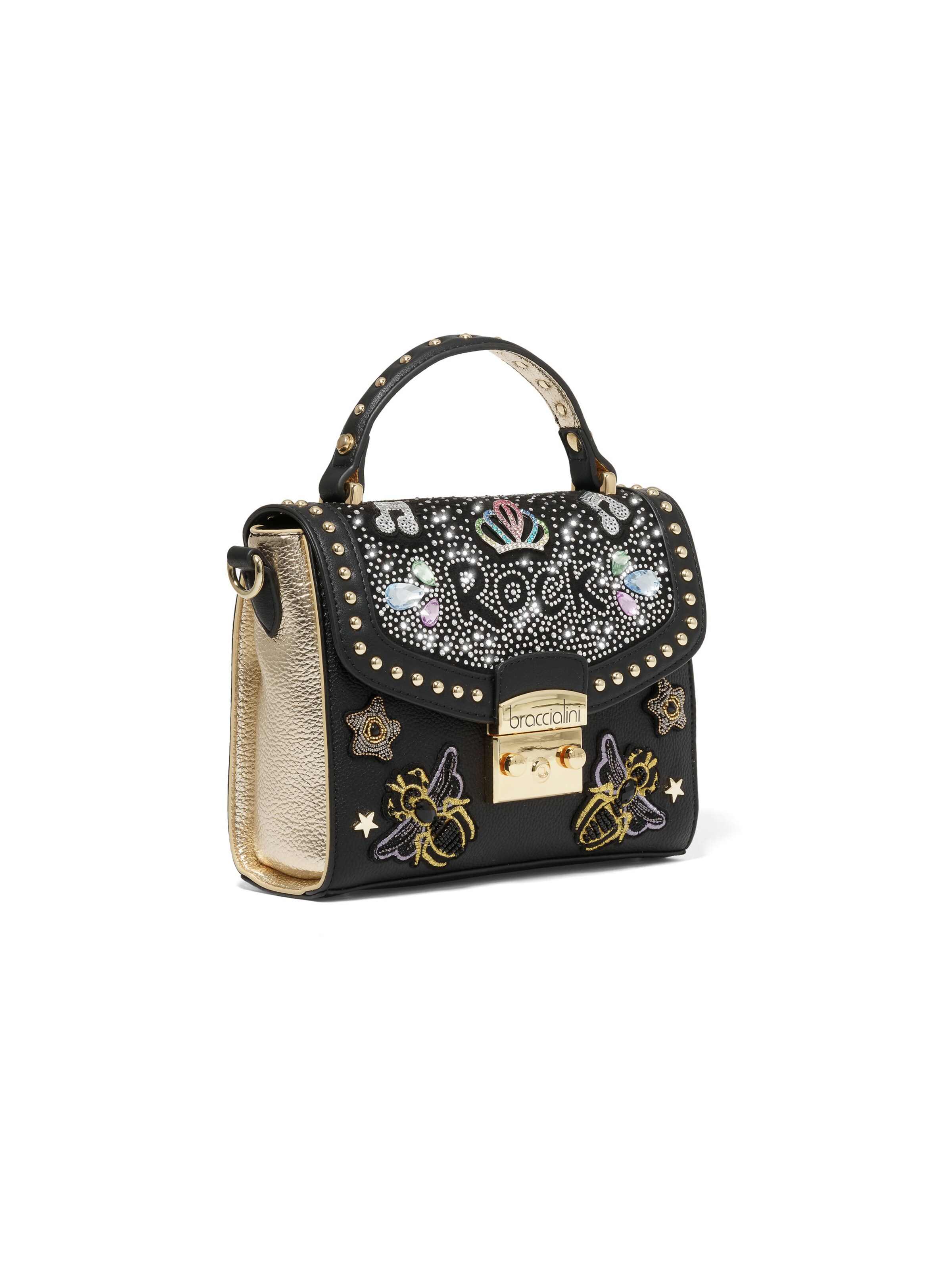 Braccialini Handtasche in Schwarz: Vorderseite