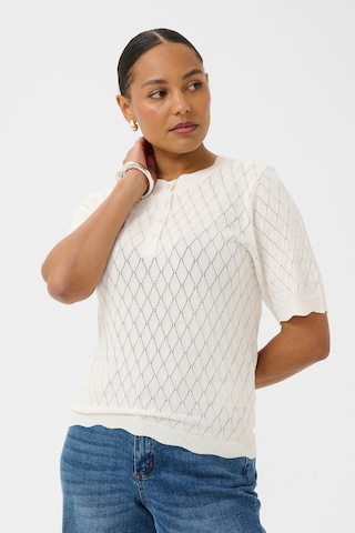 Kaffe Sweater 'KAbirta' in White: front