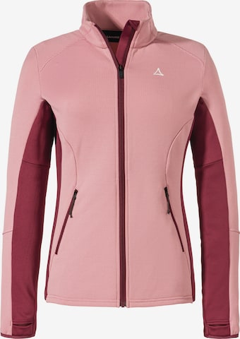 Veste en polaire fonctionnelle 'Lodron' Schöffel en rose : devant
