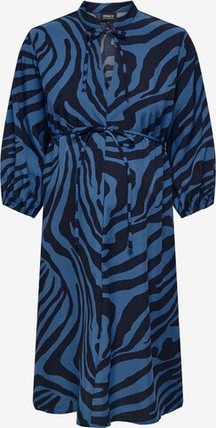 Robe Only Maternity en bleu : devant