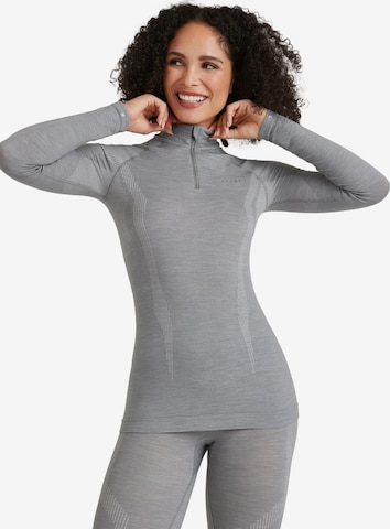 FALKE Base Layer in Grau: Vorderseite
