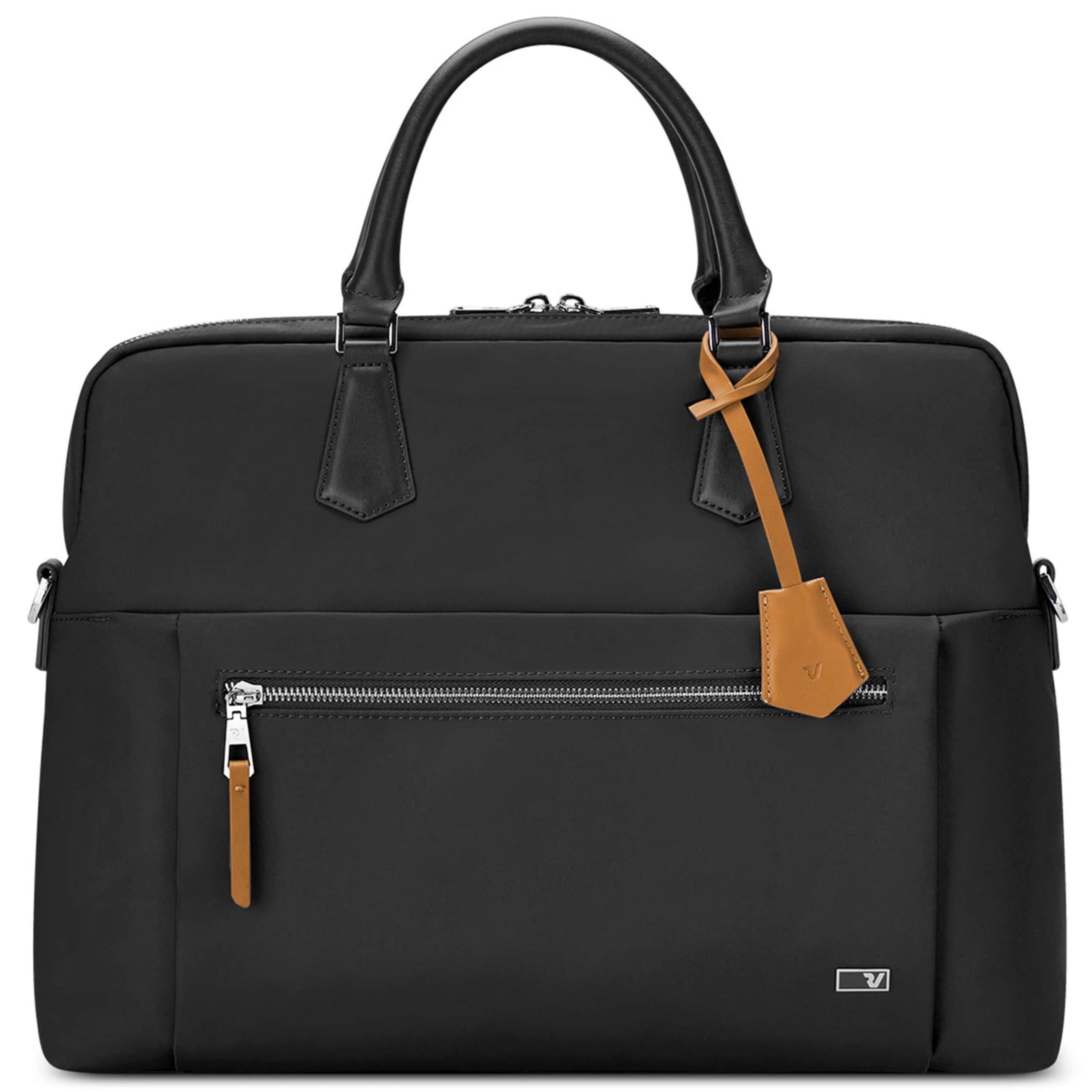 Roncato Document Bag in Black: front