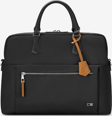 Roncato Document Bag in Black: front