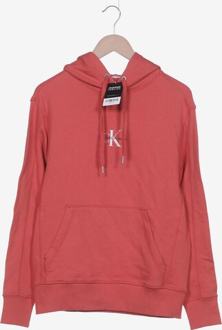 Calvin Klein Jeans Kapuzenpullover S in Rot: predná strana