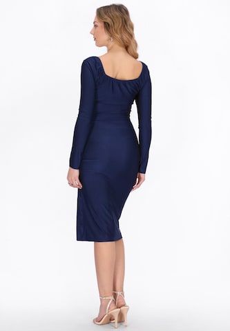 faina - Vestido em azul