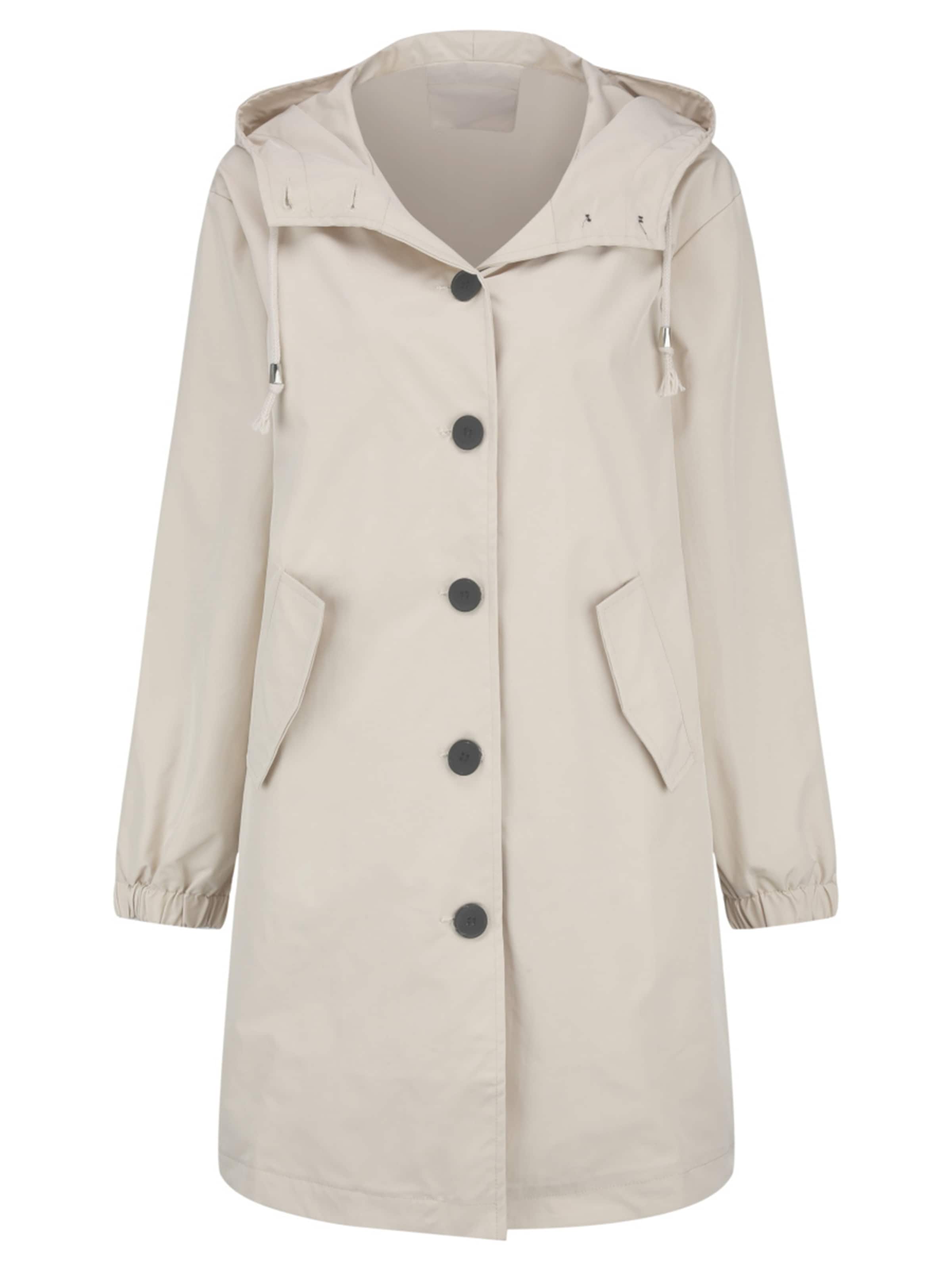 Youthup Between-Seasons Coat in Green: front