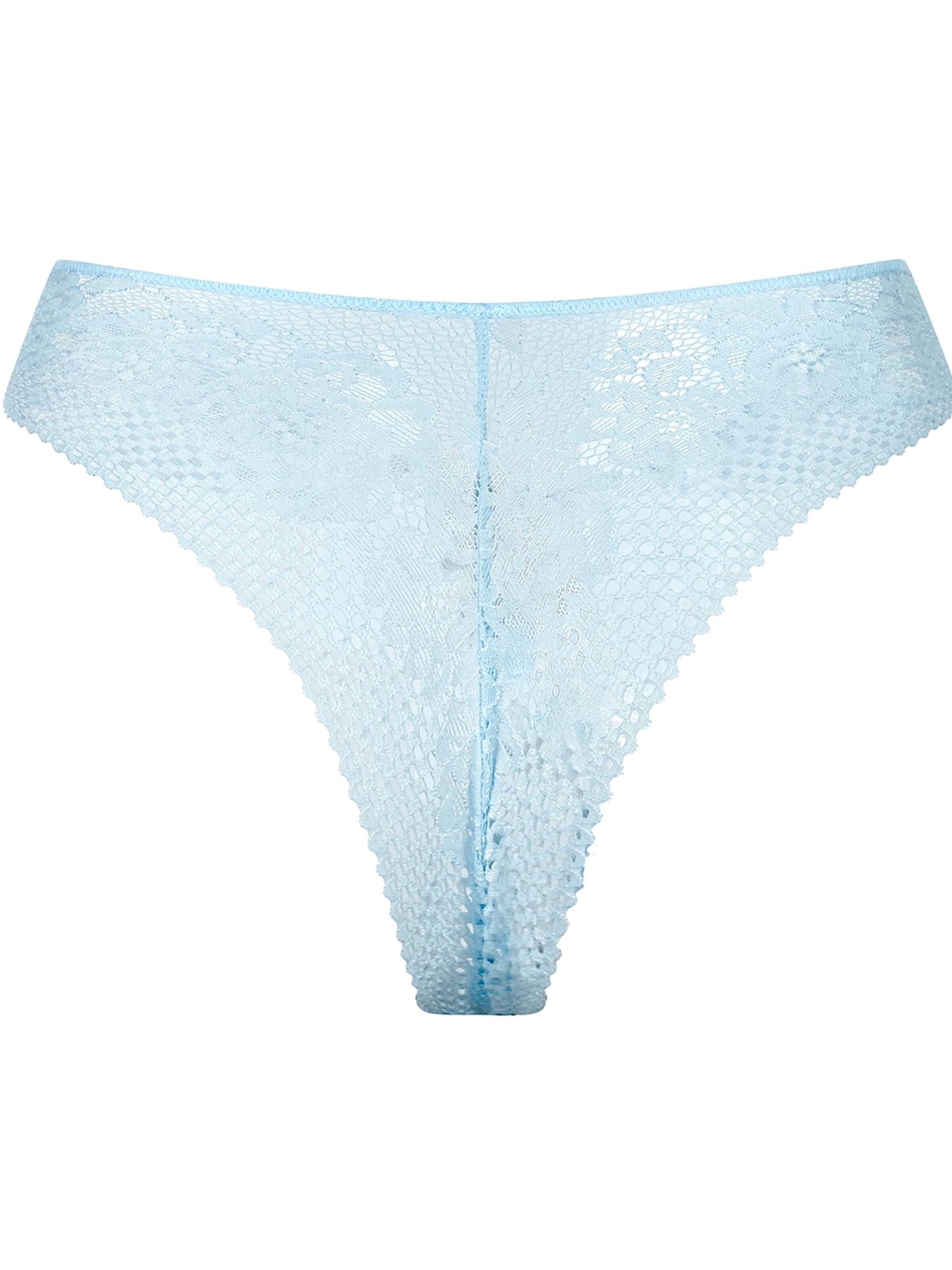 String 'Tanga mit Spitze' di cfab (formerly creamy fabrics) in blu