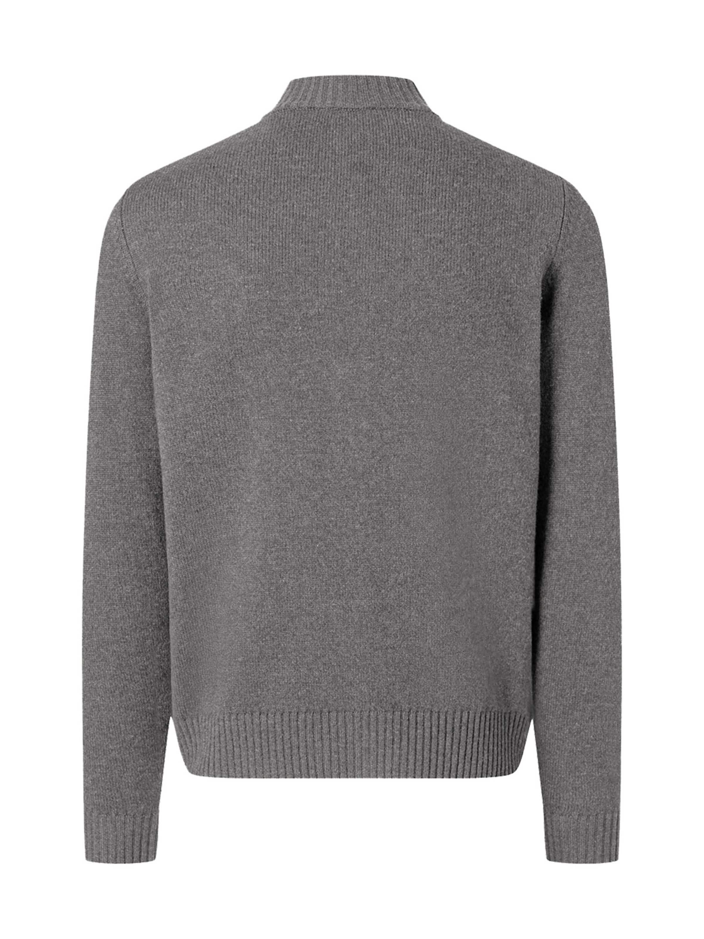 Vestes en maille MAERZ Muenchen en gris : derrière
