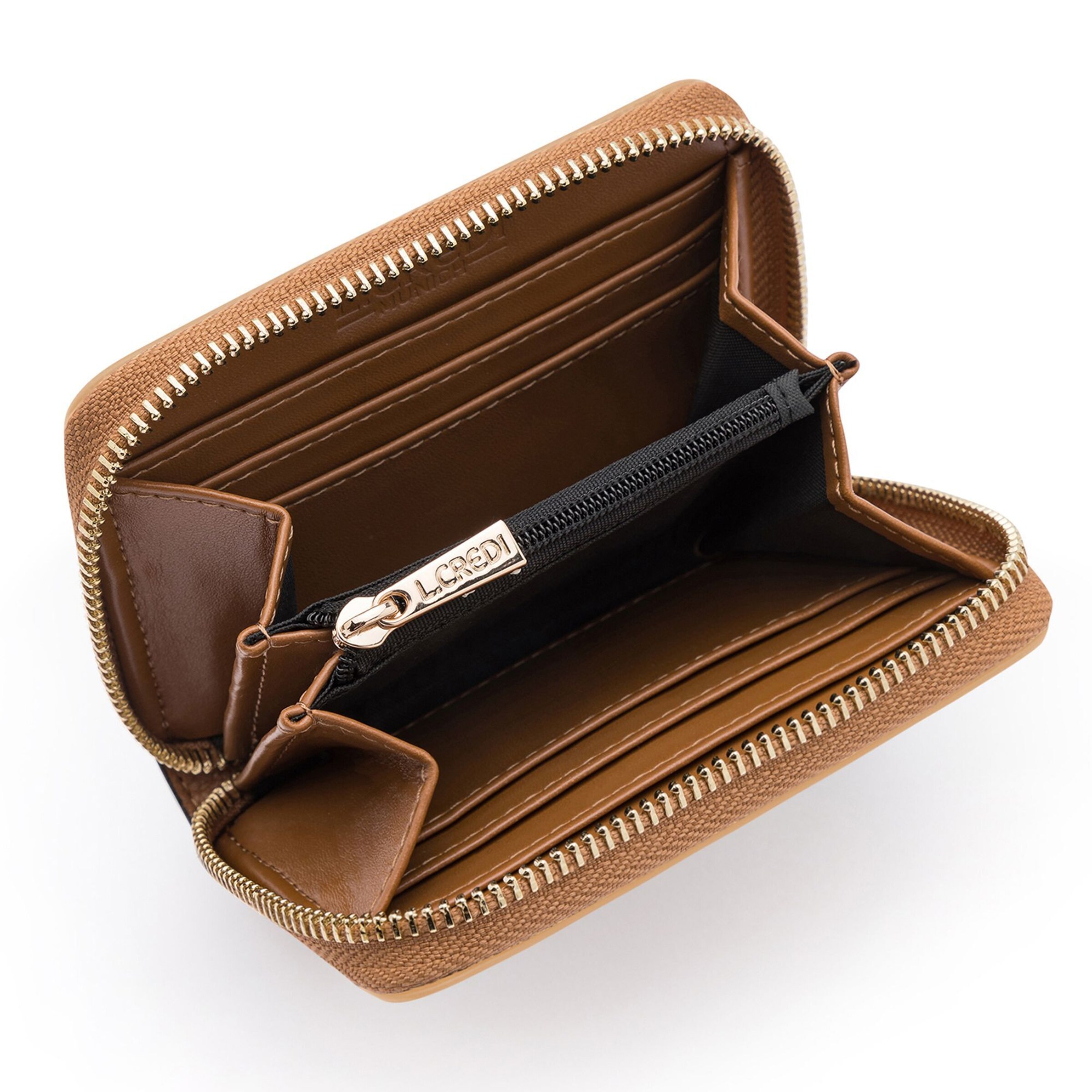 L.CREDI Wallet in Brown