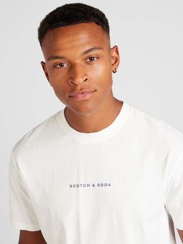 T-Shirt SCOTCH & SODA en blanc