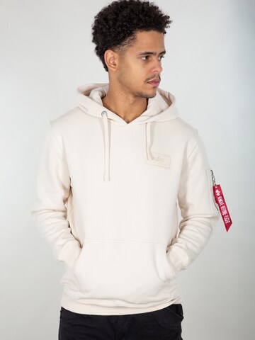 ALPHA INDUSTRIES - Sudadera en beige: frente