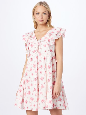 River Island Shirt Dress in Pink: front