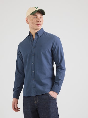 Hackett London Slim fit Ing - kék: elől