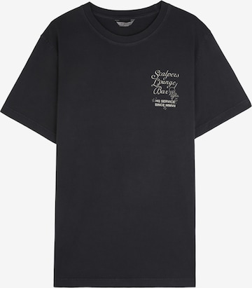 Scalpers Toiminnallinen paita ' ' värissä musta: etupuoli