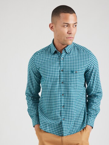 s.Oliver Regular fit Button Up Shirt in Green: front