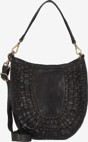 Campomaggi Shoulder Bag in Black: front