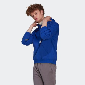 Felpa sportiva 'Fleece' di ADIDAS SPORTSWEAR in blu