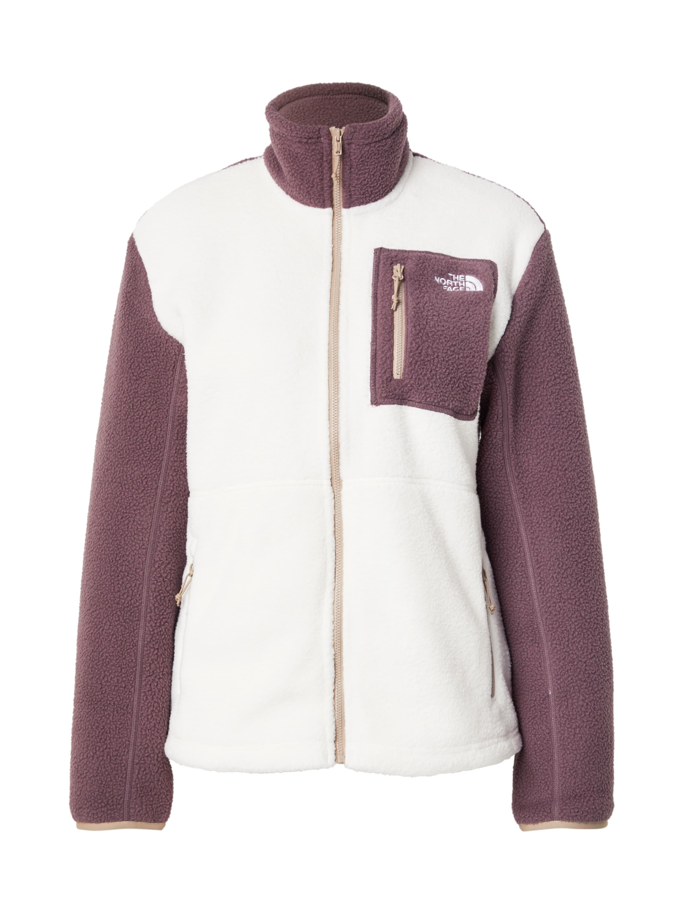 THE NORTH FACE Λειτουργική ζακέτα φλις 'YUMIORI' σε λευκό: μπροστά