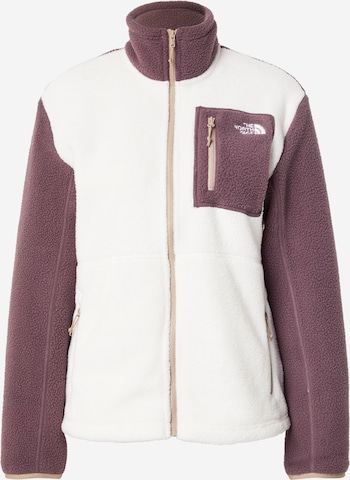THE NORTH FACE Functionele fleece jas 'YUMIORI' in Wit: voorkant