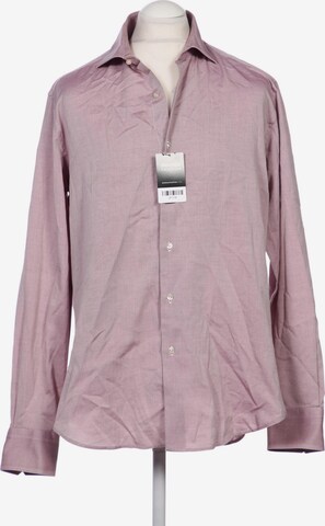 PAL ZILERI Button Up Shirt in L in Red: front