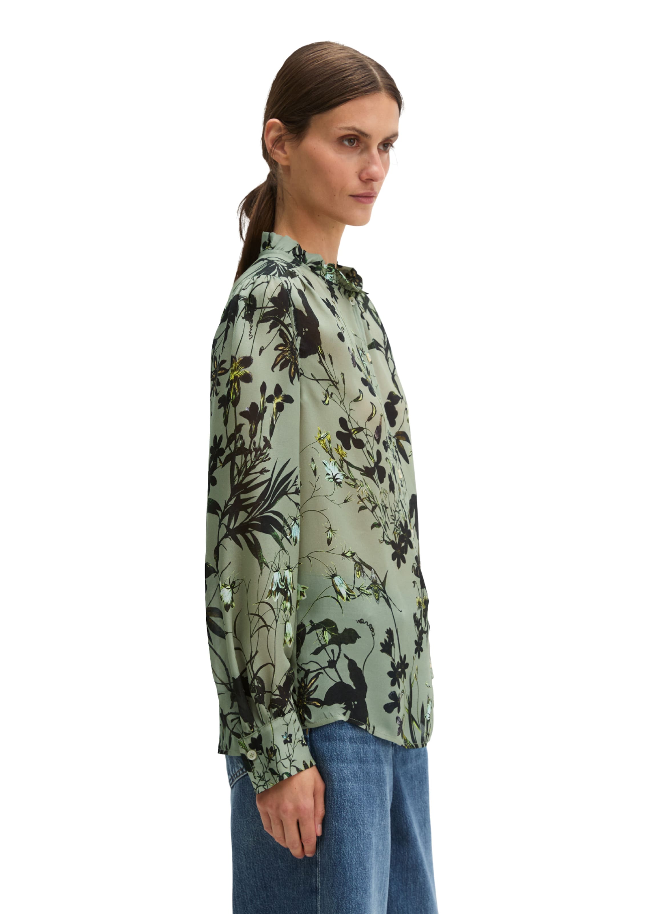 Marc O'Polo Bluse in Grün