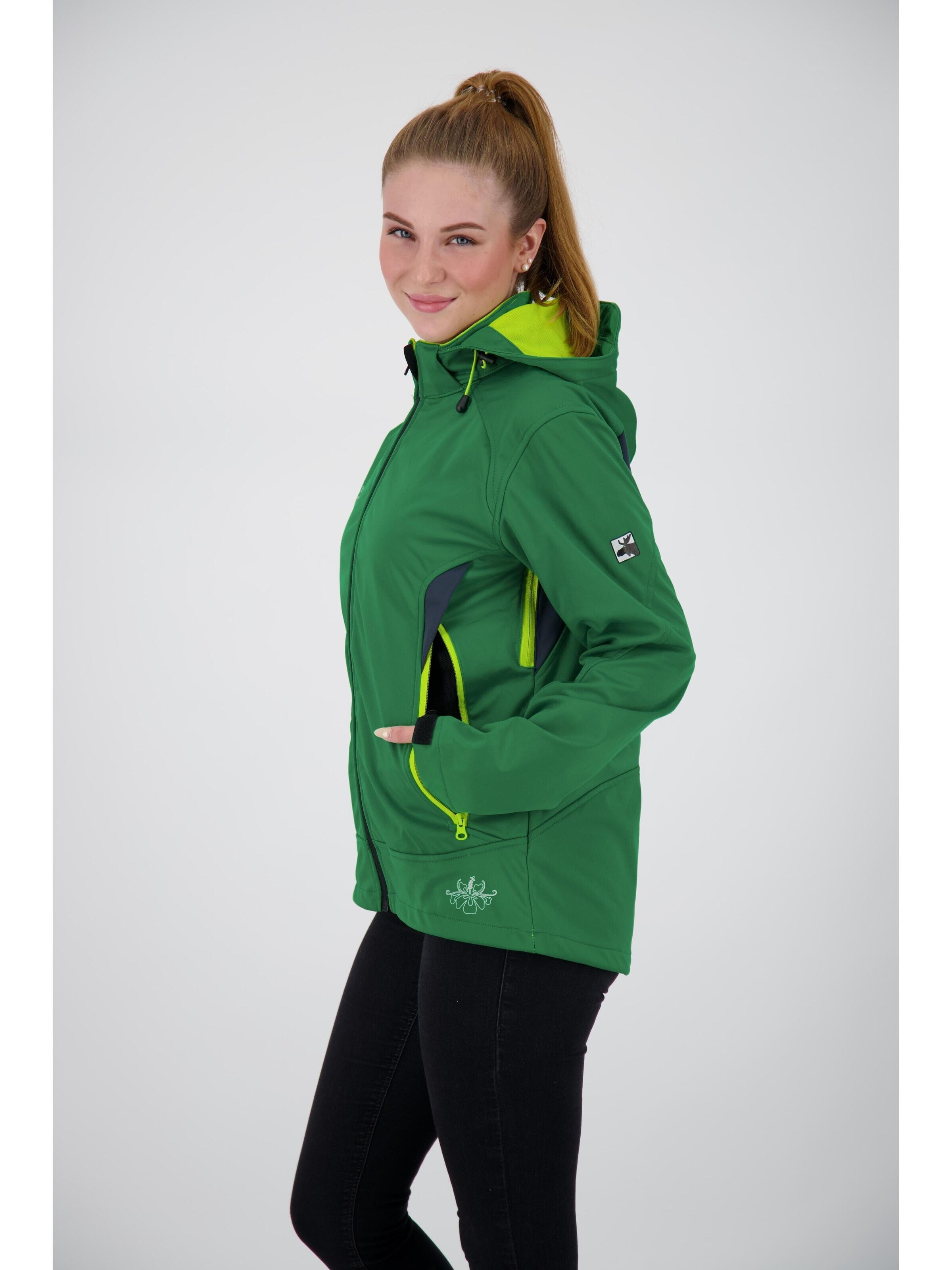 deproc Übergangsjacke 'Downton Peak WOMEN'‌‌‌‌‌‌‌‌‌ in Grün