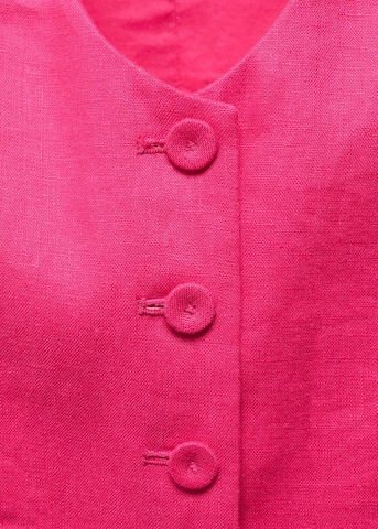 MANGO Weste 'Boreli' in Pink