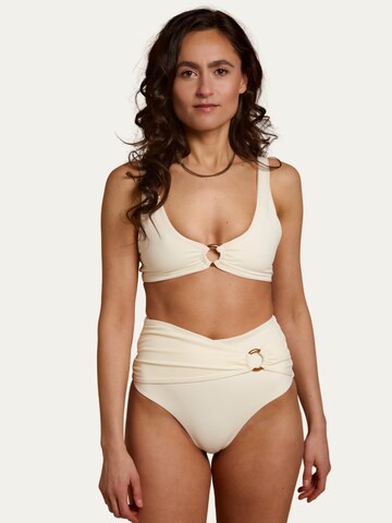 Billie Swim Bikinitop 'Biarritz Ring Top' in Beige