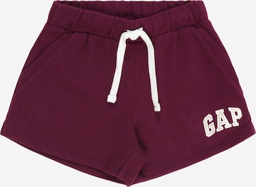 GAP - Regular Calças em roxo: frente