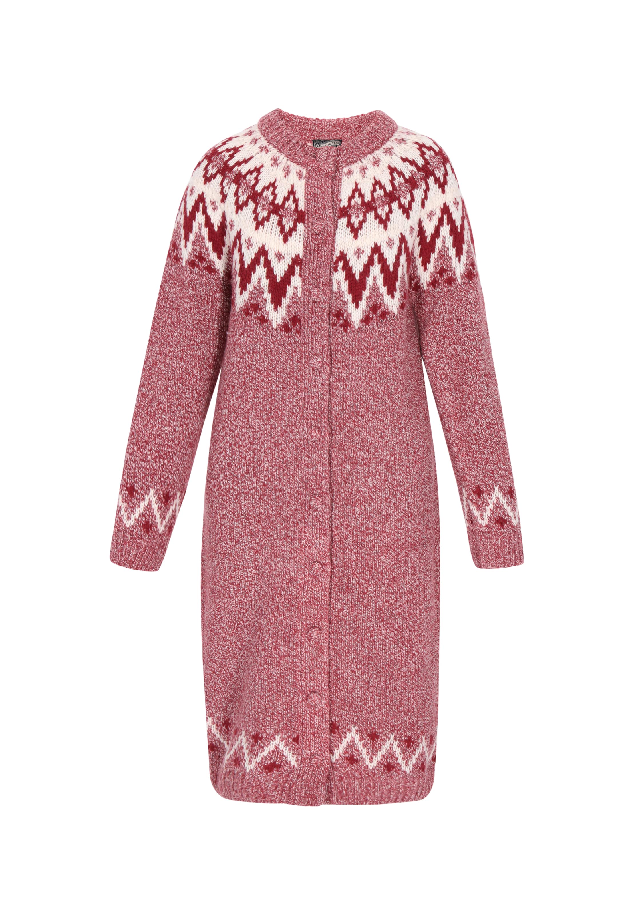 DreiMaster Vintage - Abrigo de punto 'Vintage' en rojo: frente