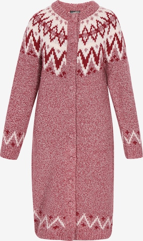 Manteau en tricot 'Vintage' DreiMaster Vintage en rouge : devant