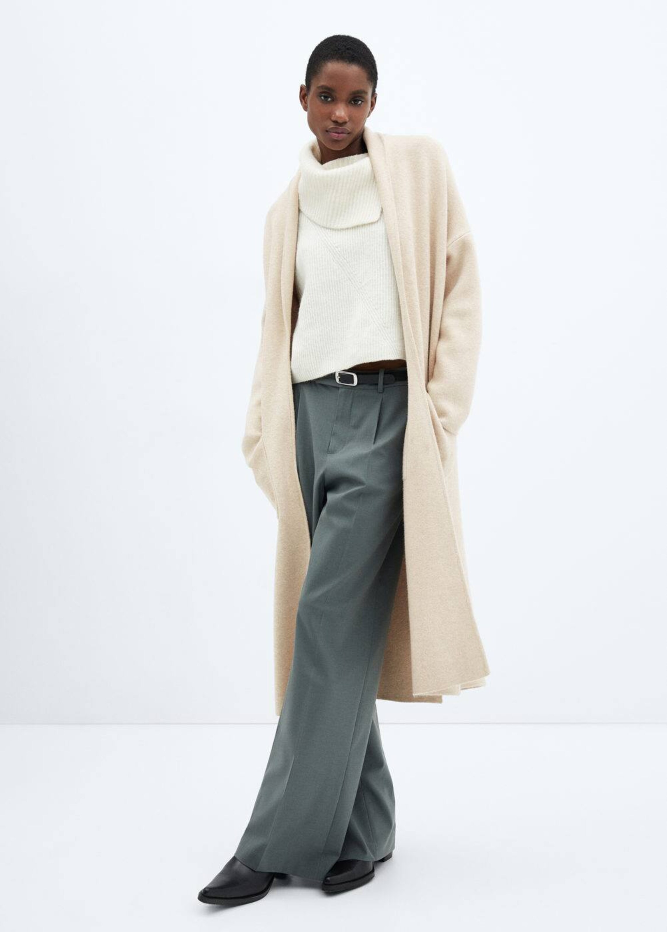 Mango manteau online beige