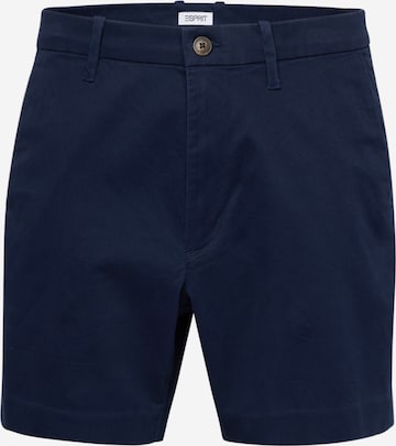 Slimfit Pantaloni chino di ESPRIT in blu: frontale