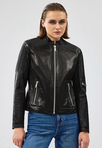 Veste mi-saison Derimod en noir : devant