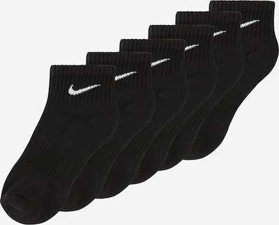 NIKE Chaussettes de sport en noir / blanc, Vue avec produit