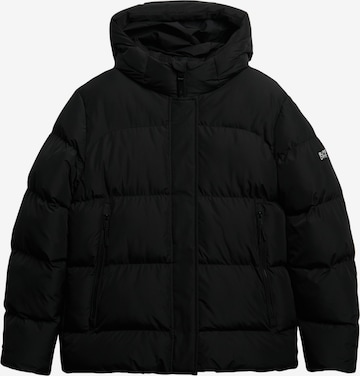 Superdry Winterjas in Zwart: voorkant