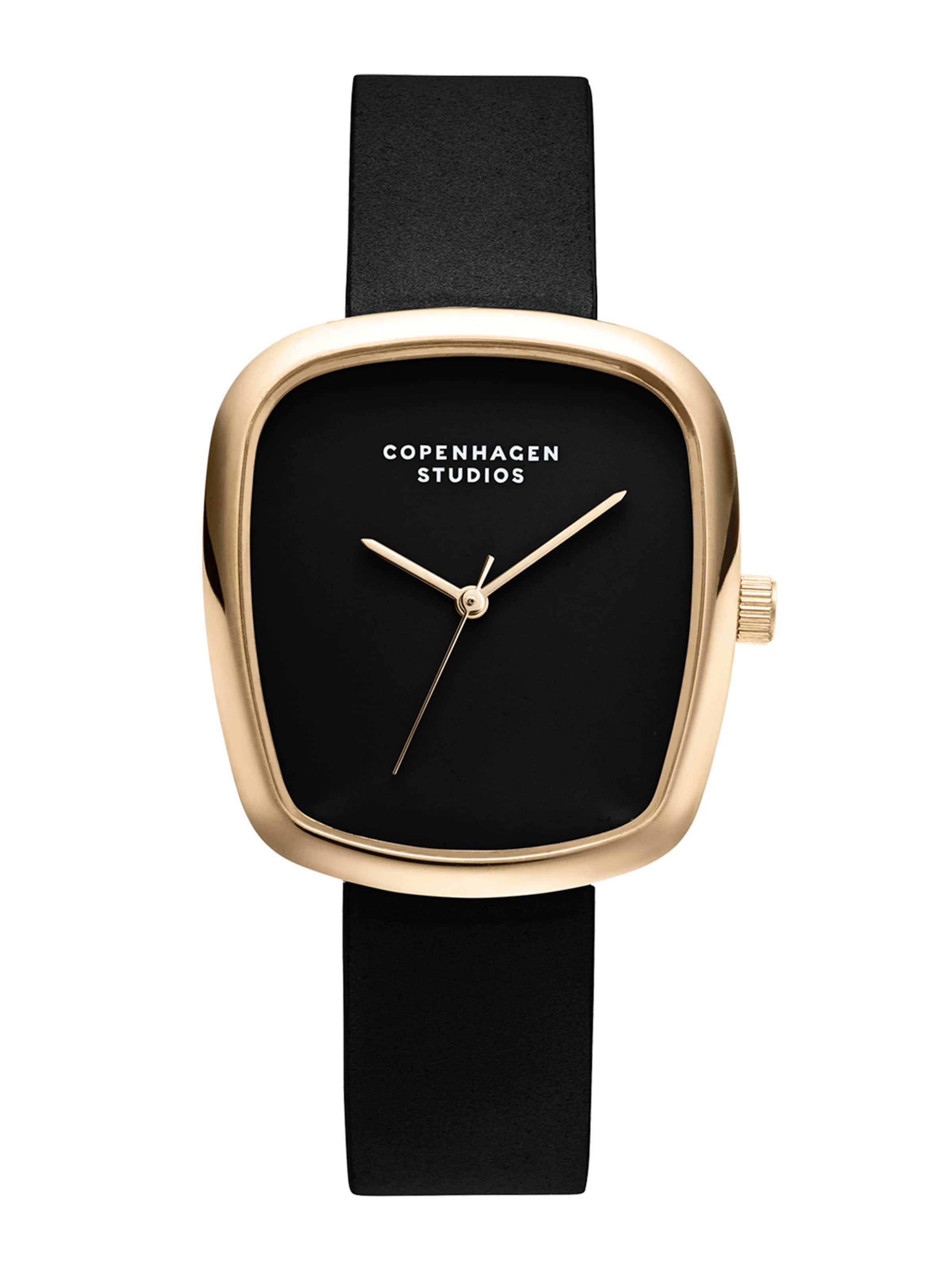 Copenhagen Studios Analoog horloge in Zwart: voorkant