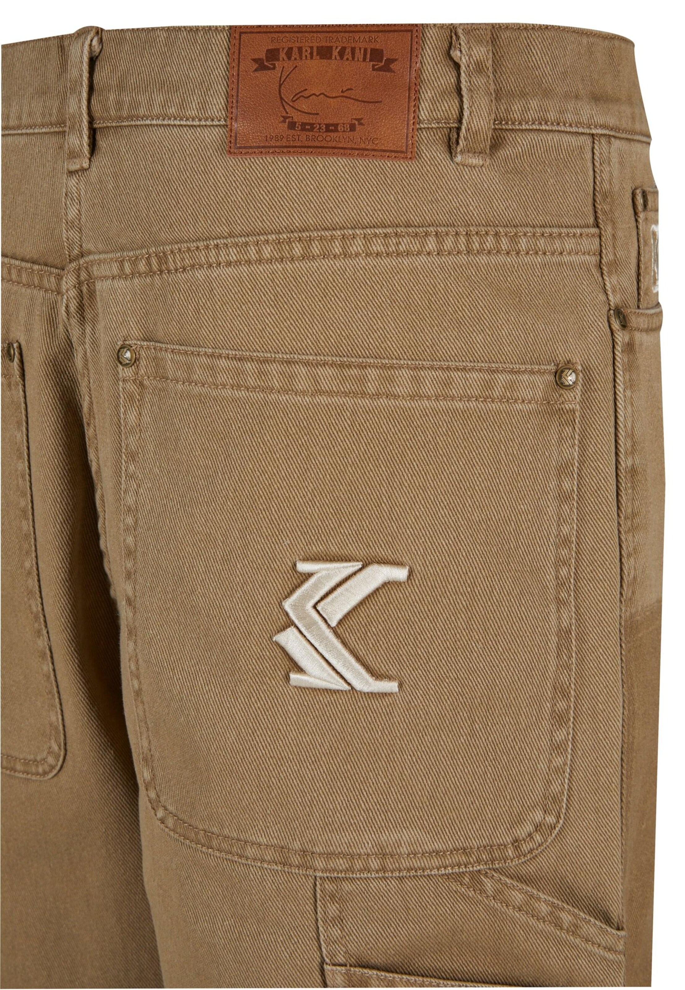 Regular Pantalon Karl Kani en beige