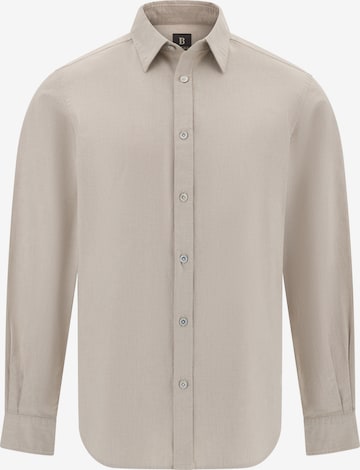 Boggi Milano Рубашка 'B Sustainable' в Бежевый: спереди