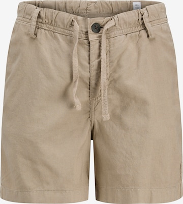 Jack & Jones Junior Loosefit Shorts 'JPSTJAIDEN JJCAMPAIGN' in Beige: Vorderseite