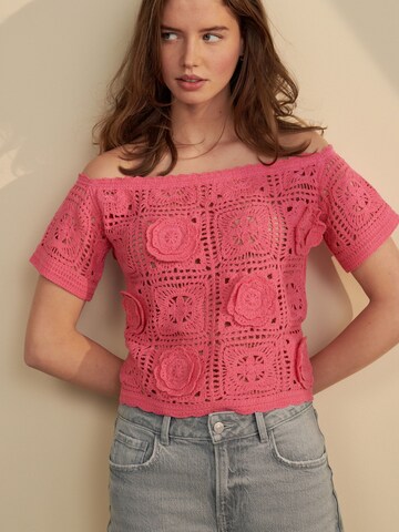 T-shirt Next en rose : devant